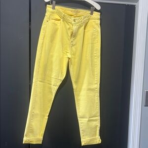 Michael Kors Yellow Skinny Jeans